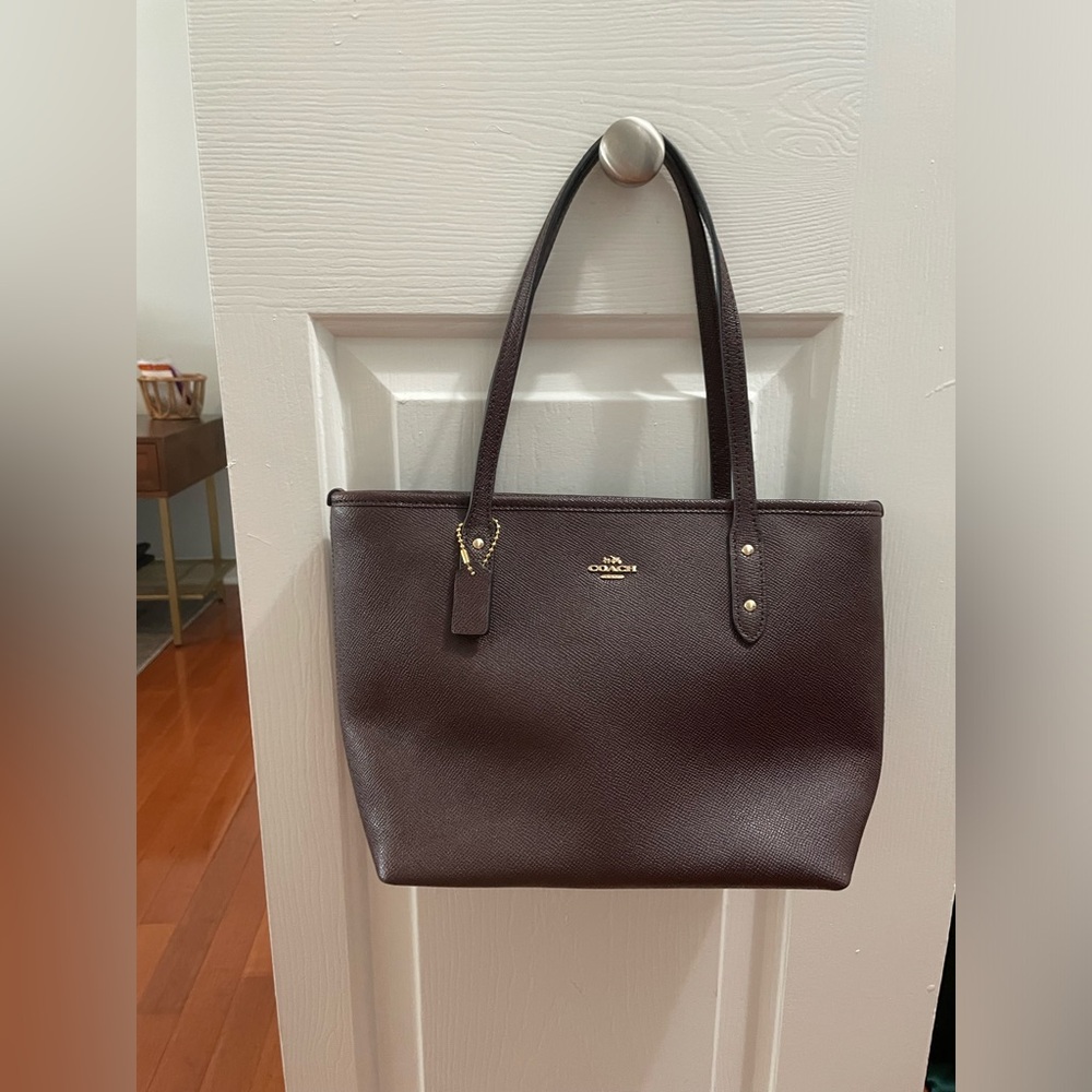 Coach mini city zip tote purse
